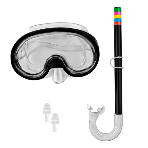 Imagen de Mascara de natacion con snorkel en blister- 32x13cm. 6 color
