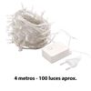 Imagen de Navidad 100 luces led-4 mts-cable blanco