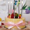 Imagen de Velas de cumpleaños finas-largas x 10pc con base blister 13c