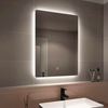 Imagen de Espejo de pared con luz LED regulable 3 colores - 80cmx60cm