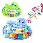 Imagen de Pianito cocodrilo en caja visora-25,5x19cm.