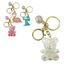 Imagen de Llavero C/U acrilico transparente-formas animales-10,5cm.- 3