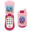 Imagen de Celular C/U  de juguete con tapa y luz- 12x7cm. 3 colores