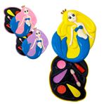 Imagen de Petaca infantil sirena en blister 29x20cm. 3 colores