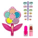 Imagen de Set de belleza C/U infantil flor-con uñas en blister 19X15,5