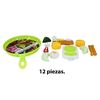 Imagen de Sarten de juguete con accsesorios de cocina en bolsa - 29x19