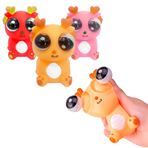 Imagen de Animal ojos saltones de silicona-10,5x6,5cm.-4 colores