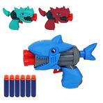 Imagen de Pistola lanza dardos Soft - Lanzador Tiburón - Colores Surtidos