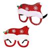 Imagen de Lentes de cotillón con gorrito de navidad