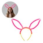 Imagen de Vincha luminosa de cotillón - Diseño Conejito