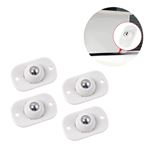 Imagen de Ruedas adhesivas con esferas  giratorias en acero inoxidable  x 4 unidades