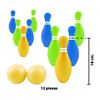 Imagen de Juego de bolos con 2 pelotas en bolsa-30x19cm.