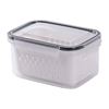 Imagen de Contenedor para alimentos con tapa y canasto de drenaje