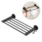 Imagen de Estante toallero de pared para baño-