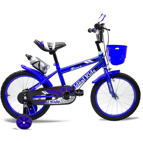 Imagen de Bicicleta rod. 16 canasto + rueditas + accesorios niño niña