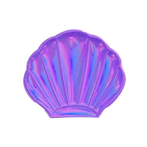 Imagen de Espejo de cartera doble diseño ostra nacarado