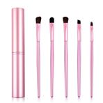 Imagen de Brochas para cosmetica en estuche-5 colores