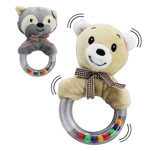 Imagen de Sonajero peluche -14cm.- 3 diseños