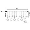 Imagen de Cortina Guía de Luces Estrellas y Lunas con Luciérnagas Led