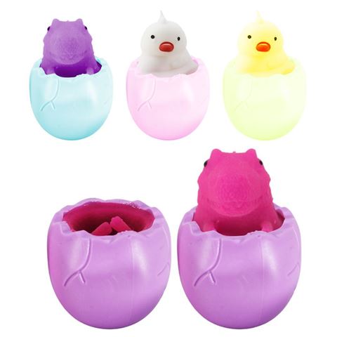 Imagen de Animalito en huevo C/U -6x6cm. - 4 colores