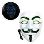 Imagen de Mascara con bigote y perita- en bolsa 20x16,5cm. - pvc - 6 c