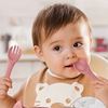 Imagen de Cubiertos para bebe en estuche-14cm.-silicona varios colores