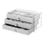 Imagen de Estuche para alhajas- 3 pisos con tapa acrílico-