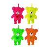 Imagen de Animal oso corazon con pinchitos C/U de colgar-11 cm. 4 colo
