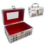 Imagen de Valija Maleta de maquillaje Porta cosméticos con llave