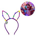 Imagen de Cotillon-Vincha con luz-orejas-varios colores