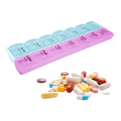 Imagen de Pastillero semanal para mañana y tarde