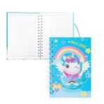 Imagen de Libreta Tapa Dura con Espiral diseño unicornio