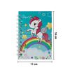 Imagen de Libreta Tapa Dura con Espiral diseño unicornio