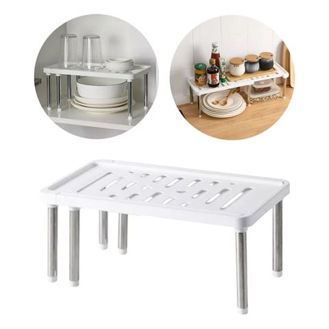 Imagen de Estante organizador extensible de cocina para mesada o placard