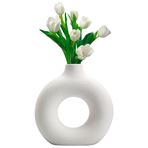 Imagen de Jarrón de cerámica diseño circular