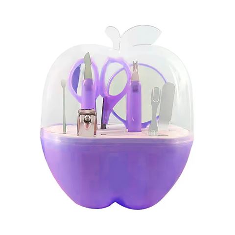 Imagen de Set de manicura y pedicura estuche diseño manzana