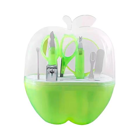 Imagen de Set de manicura y pedicura estuche diseño manzana