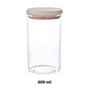 Imagen de Tarro de plástico con tapa hermética 600 ml