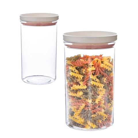 Imagen de Tarro de plástico con tapa hermética  700 ml