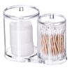 Imagen de Recipientes de acrilico-2 piezas-para algodones y cotonetes-