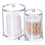 Imagen de Recipientes de acrilico-2 piezas-para algodones y cotonetes-