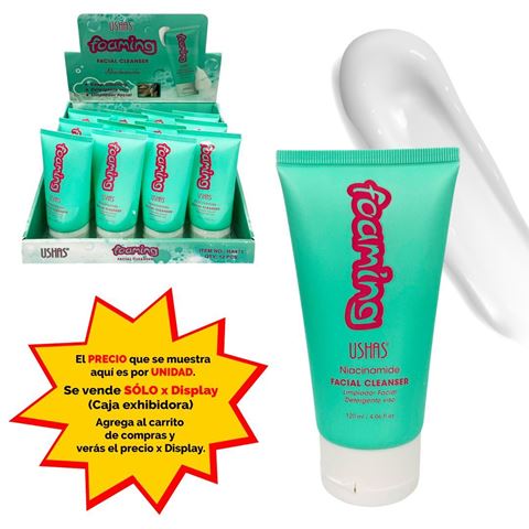 Imagen de Espuma facial Ushas limpiadora-Niacinamida - HA471
