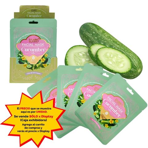 Imagen de Mascara Facial Ushas - Pepino -