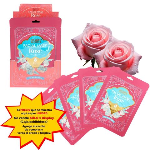 Imagen de Mascara Facial Ushas - Rosas -