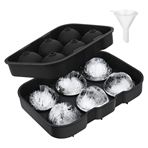 Imagen de Cubetera Hielo Molde silicona 6 Hielos redondos Inc. Embudo