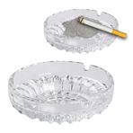 Imagen de Cenicero redondo de vidrio en caja