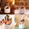Imagen de Porta cosméticos Soporte para brochas de maquillaje con cúpula giratorio 360º