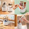 Imagen de Porta cosméticos Soporte para brochas de maquillaje con cúpula giratorio 360º