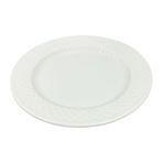 Imagen de Plato de melamina llano redondo blanco-25cm.