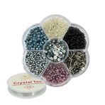 Imagen de Cuentas para aplicar o armar pulseras/collares -10x10cm. Ton